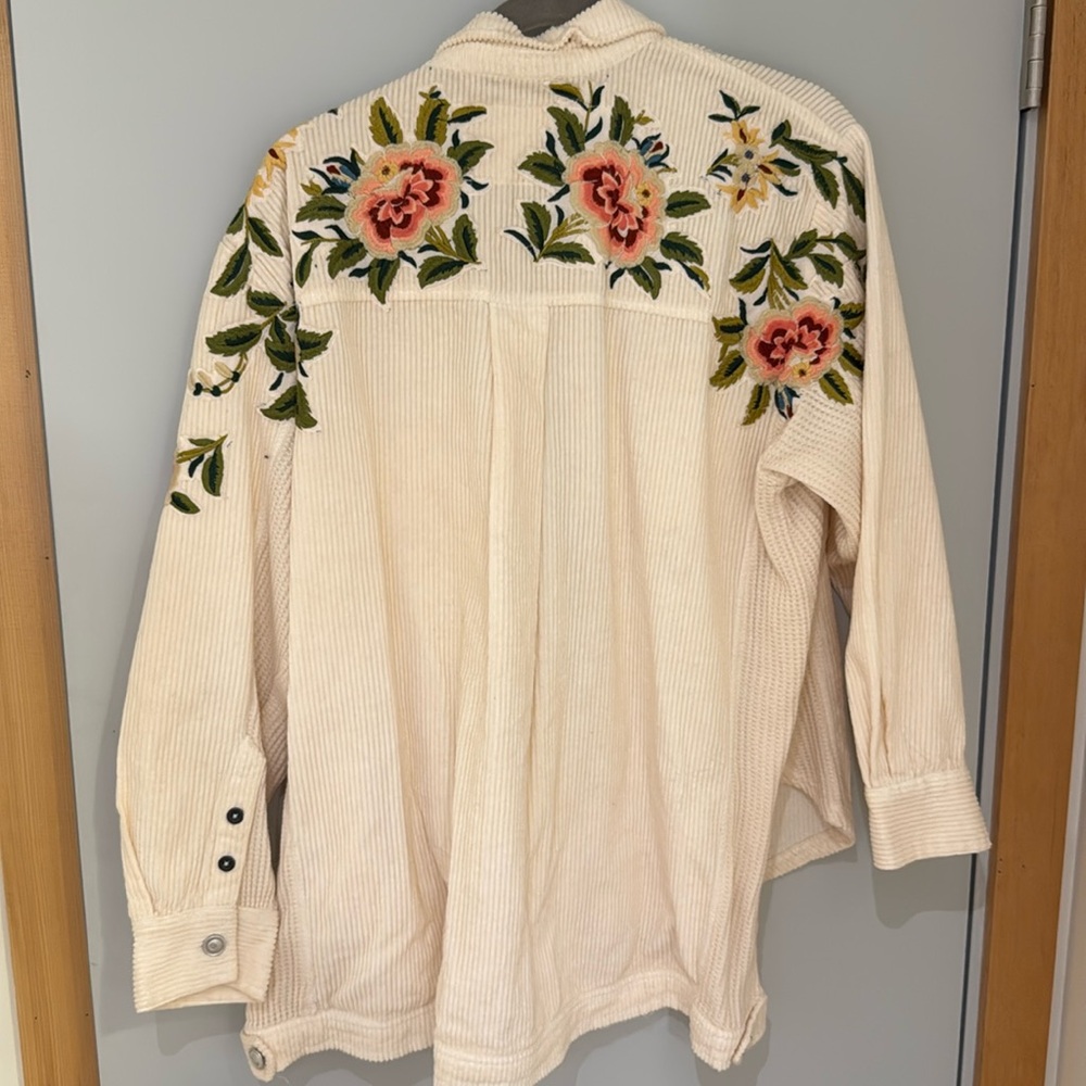 We the free corduroy shirt, worn once